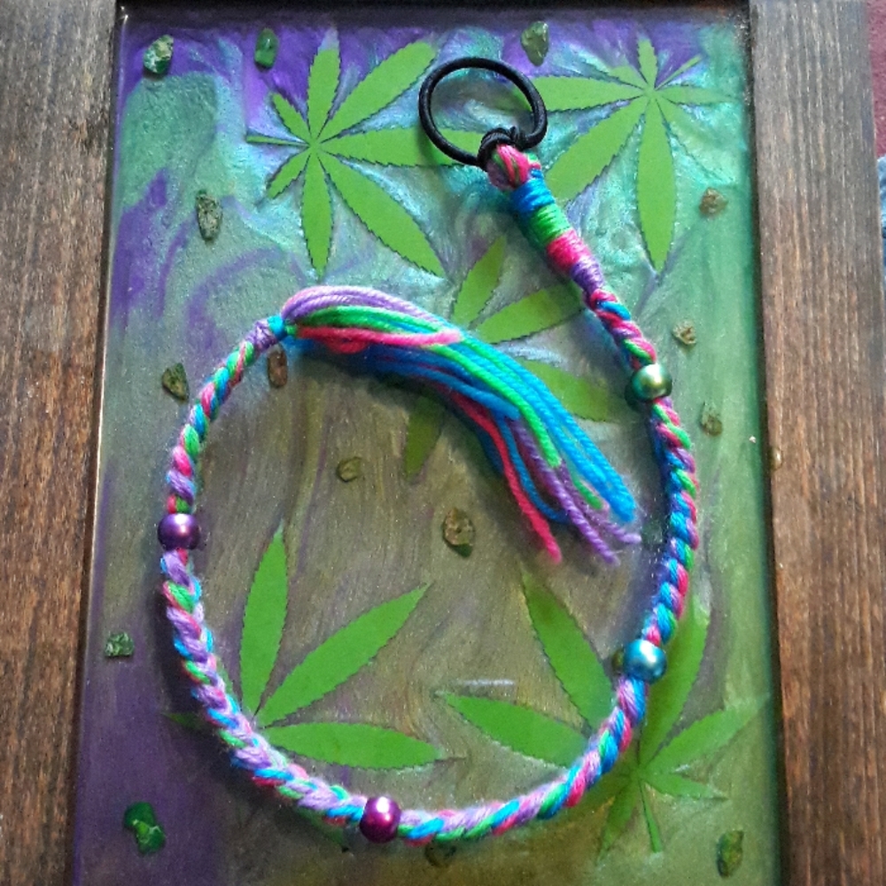 Rainbow hairwrap